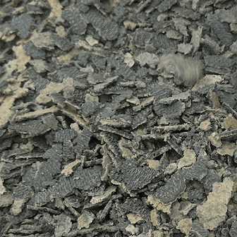 Chemical sludge after ELODE